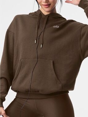 Alo accolade hoodie - espresso